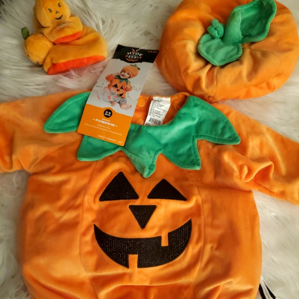 Pumpkin Costume 0-6 Months